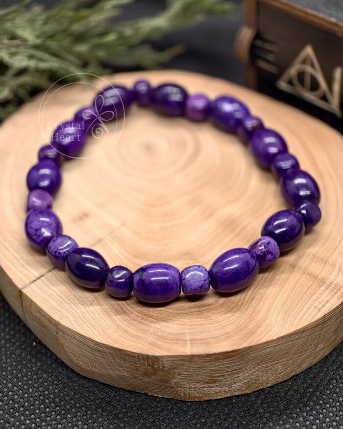 10x8x6mm 16cm 深紫天然舒俱徠手串 16cm手圍 skl010