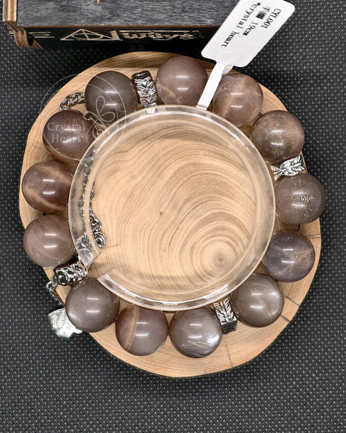 15mm 天然太陽石水晶手串 19cm 手圍